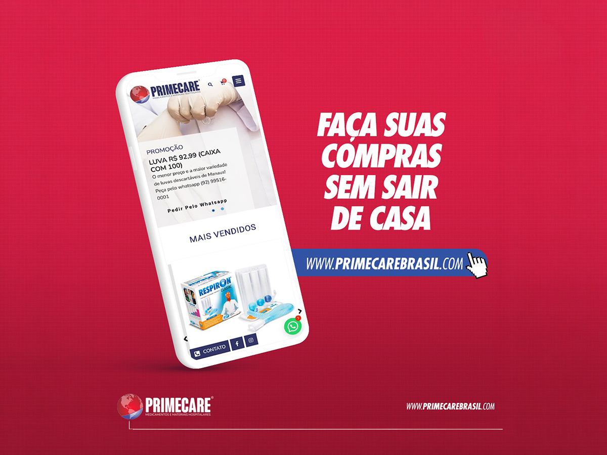 Aplicação da identidade visual em fundo alternativo